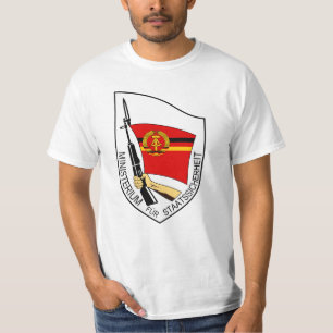 Stasi Ministry for Staat Security - DDR Emblem T-Shirt