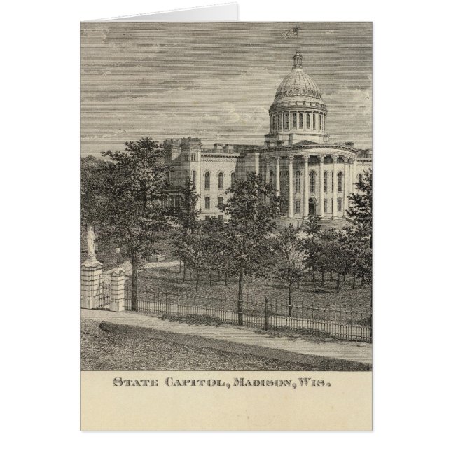 State Capitol, Madison, Wis (Devant)
