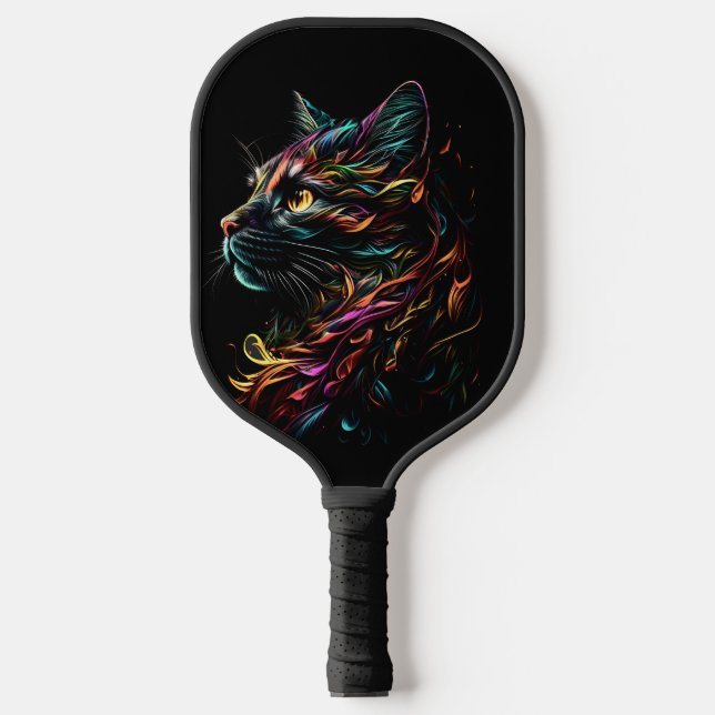 State Feline Profil Pickleball Schläger (Vorderseite)