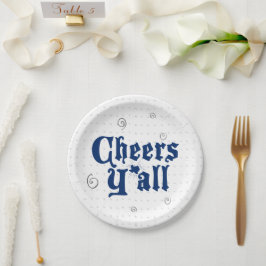 State Flag Blue Chee Y'all Pappteller