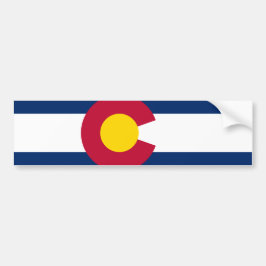 State Flag of Colorado Autoaufkleber