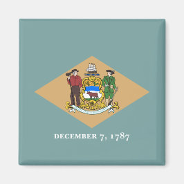 State Flag of Delaware (DE, USA) Magnet