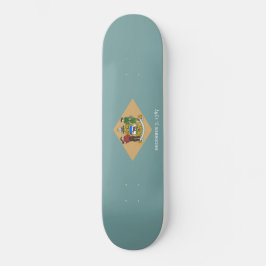 State Flag of Delaware (DE, USA) Skateboard