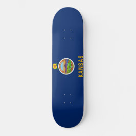 State Flag of Kansas Skateboard
