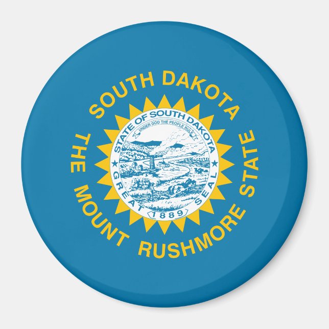 State Flag of South Dakota Magnet (Vorne)