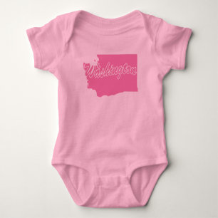 State of Washington Form Baby Bodysuit Strampler