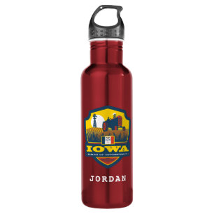 State Pride Iowa Edelstahlflasche