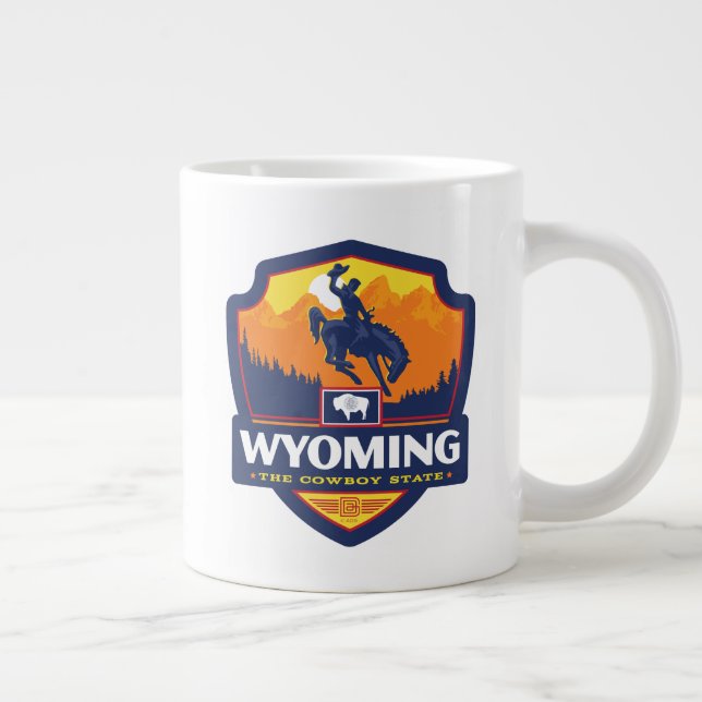 State Pride Wyoming Jumbo-Tasse (Rechts)