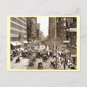 State St., Chicago, Illinois Vintage Postkarte