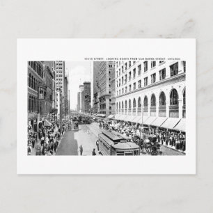 State Street, Chicago, Illinois Postkarte