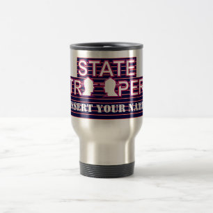 State Trooper Travel Mug 2018 (Insérez Votre Nom)