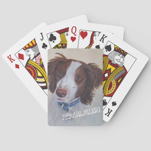 STATELLE AUBURN SETTER MIX SPIELKARTEN (Rückseite)