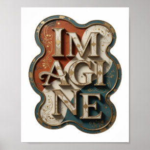 Statement Gold IMAGINE Poster