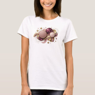 Statement Rot ABSTRACT ART Grafik T-Shirt