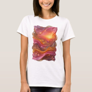 Statement Silber ABSTRACT ART Statement T-Shirt