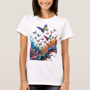 Statement Silber ABSTRACTE KUNST Custom-T-Shirt T-Shirt