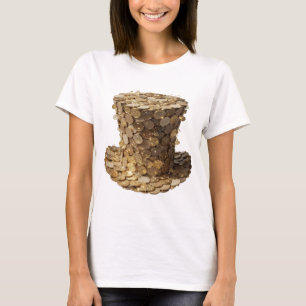 Statement Silber GOLDEN COINS HUT Modern Design T-Shirt