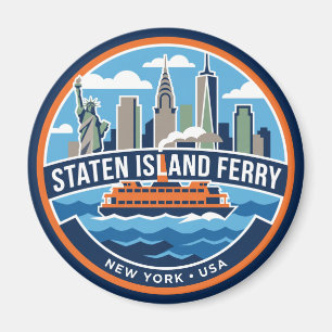 Staten Island-Fähre USA Magnet