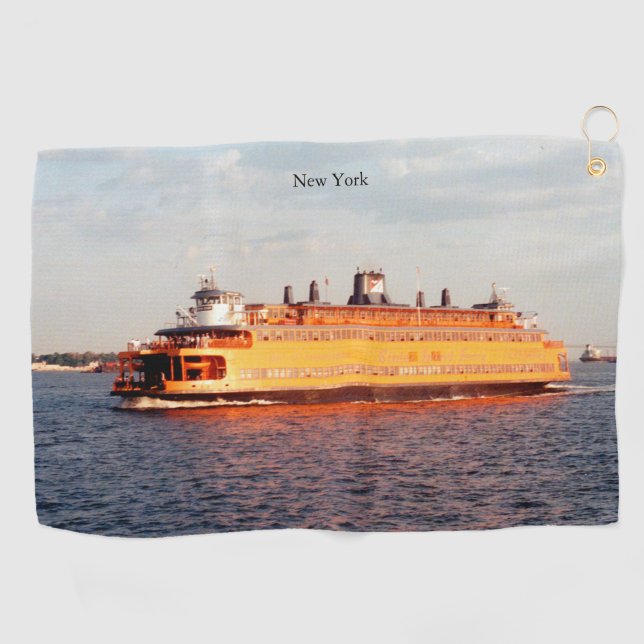 Staten Island Ferry Golf Handtuch (Horizontal)
