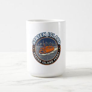 Staten Island Ferry – Morgendämmerung Kaffeetasse