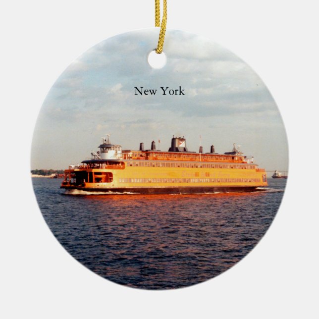 Staten Island Ferry Ornament (Vorne)