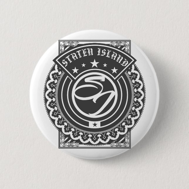 Staten Island-Logo Button (Vorderseite)