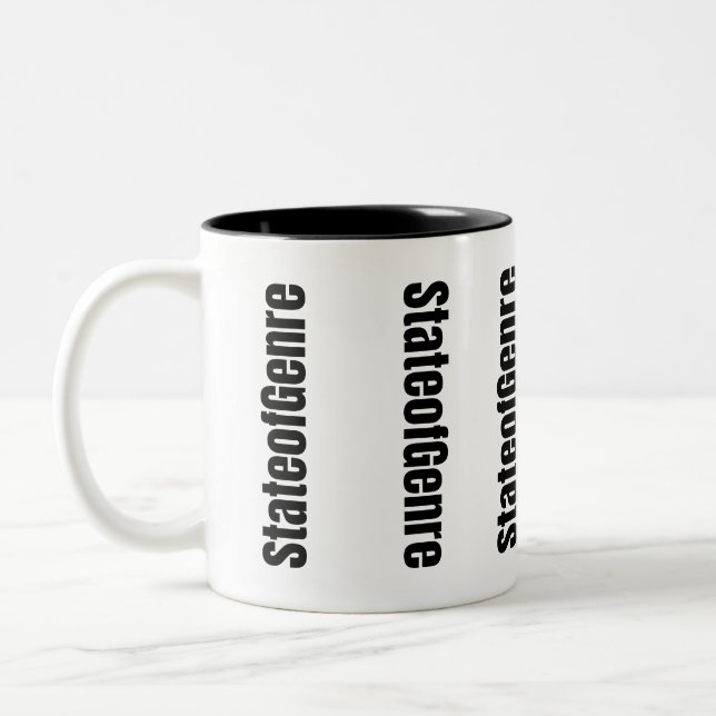 StateofGenre Mug noir et blanc (Gauche)