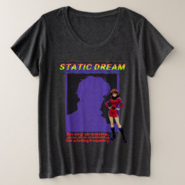 STATIC DREAM GROßE GRÖßE T-Shirt