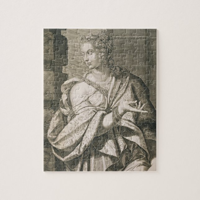 Statilia Messalina dritte Ehefrau von Nero (Stich) (Vertikal)