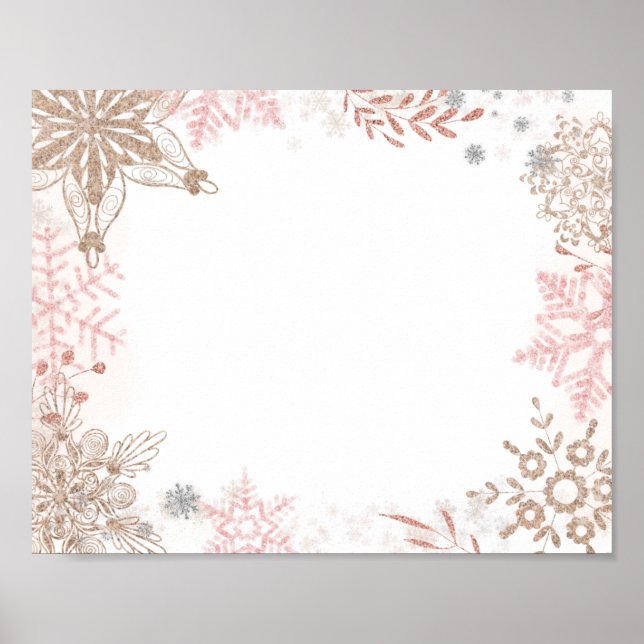 Station alimentaire Winter Wonderland Poster d'or  (Devant)