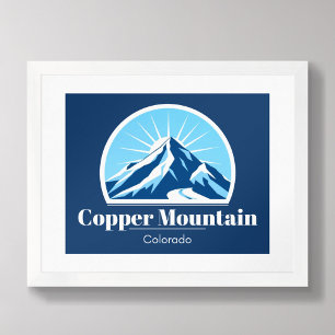Station de ski de Copper Mountain Colorado Poster