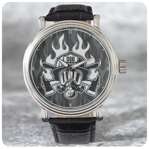 Station der Abteilung Feuerwehr Armbanduhr