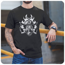 Station der Abteilung Feuerwehr T-Shirt