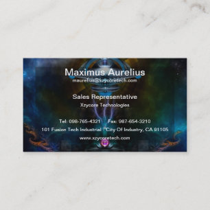 Station spatiale Carte de visite ansarius
