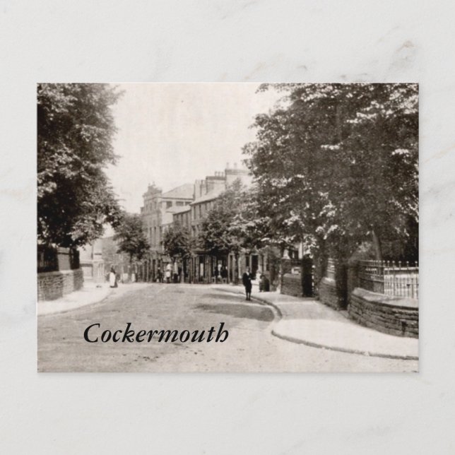 Station Street, Cockermouth Postkarte (Vorderseite)