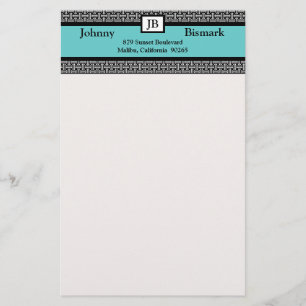 Stationär anpassbare Monogramm Briefpapier