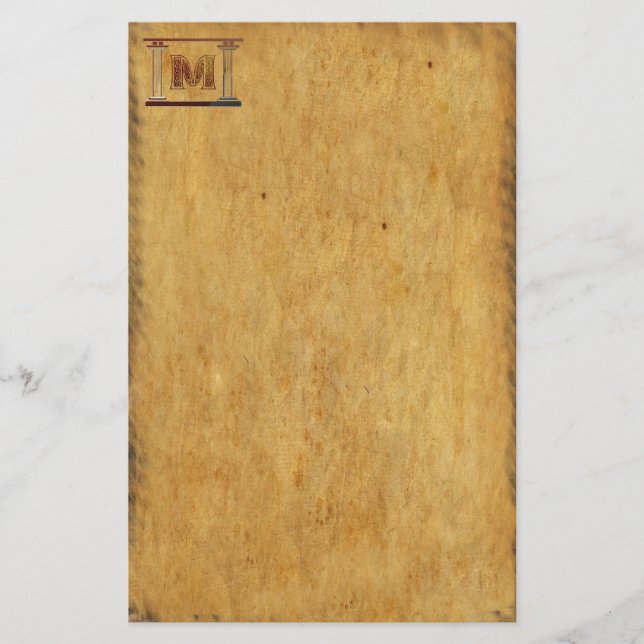 Stationäre alte Welt Briefpapier (Vorderseite)