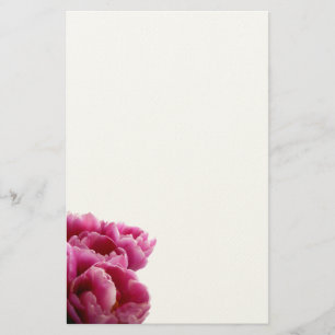 Stationäre lila Tulips Briefpapier