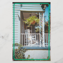 Stationäre Vintage Südseite Briefpapier