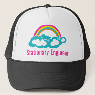 Stationärer Cloud-Regenbogen Truckerkappe