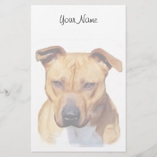 stationärer Pitbull Briefpapier