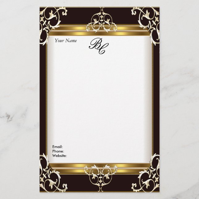 Stationery Elegante Briefpapier (Vorderseite)