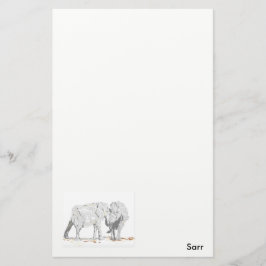 Stationery Elephants Briefpapier