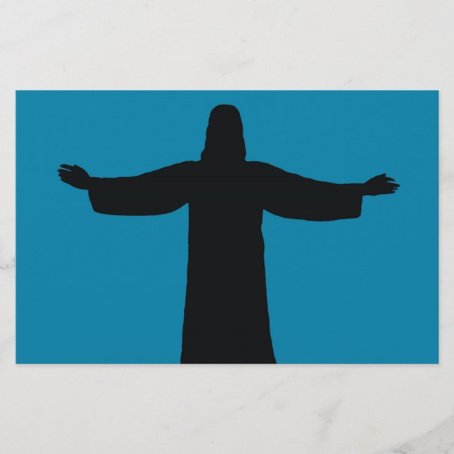 Stationery  jesus christ  briefpapier (Vorderseite)