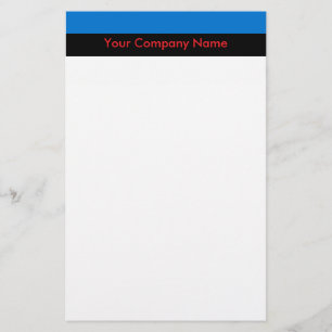 Stationery mit der Flagge Estlands Briefpapier