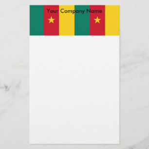 Stationery mit der Flagge Kameruns Briefpapier