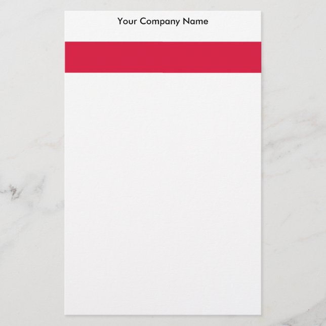 Stationery mit der Flagge Polens Briefpapier (Vorderseite)