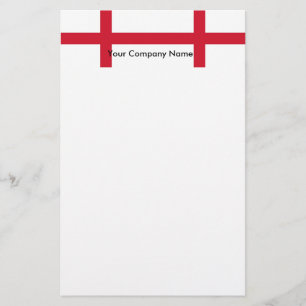 Stationery mit Flagge in England Briefpapier