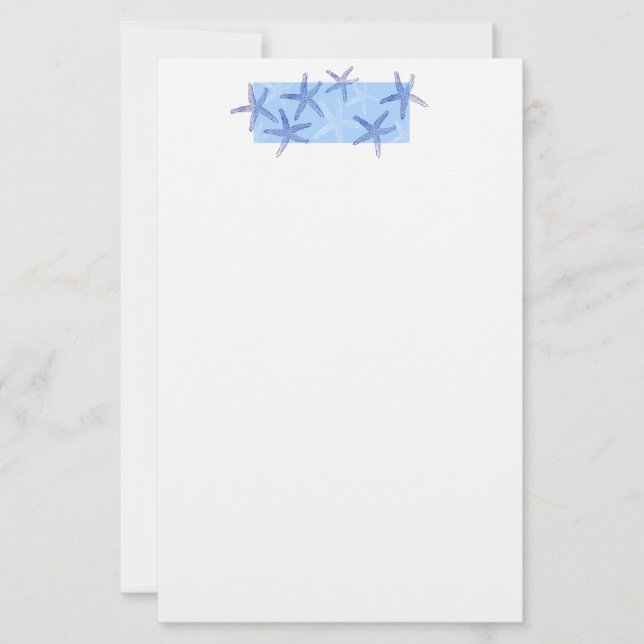 Stationery Paper Starfish Briefpapier (Vorderseite)
