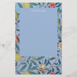 STATIONERY:WILLIAM MORRIS "BLAUE POMEGRANATES" BRIEFPAPIER